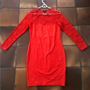 Vintage Y2K H&M Bright Red dress